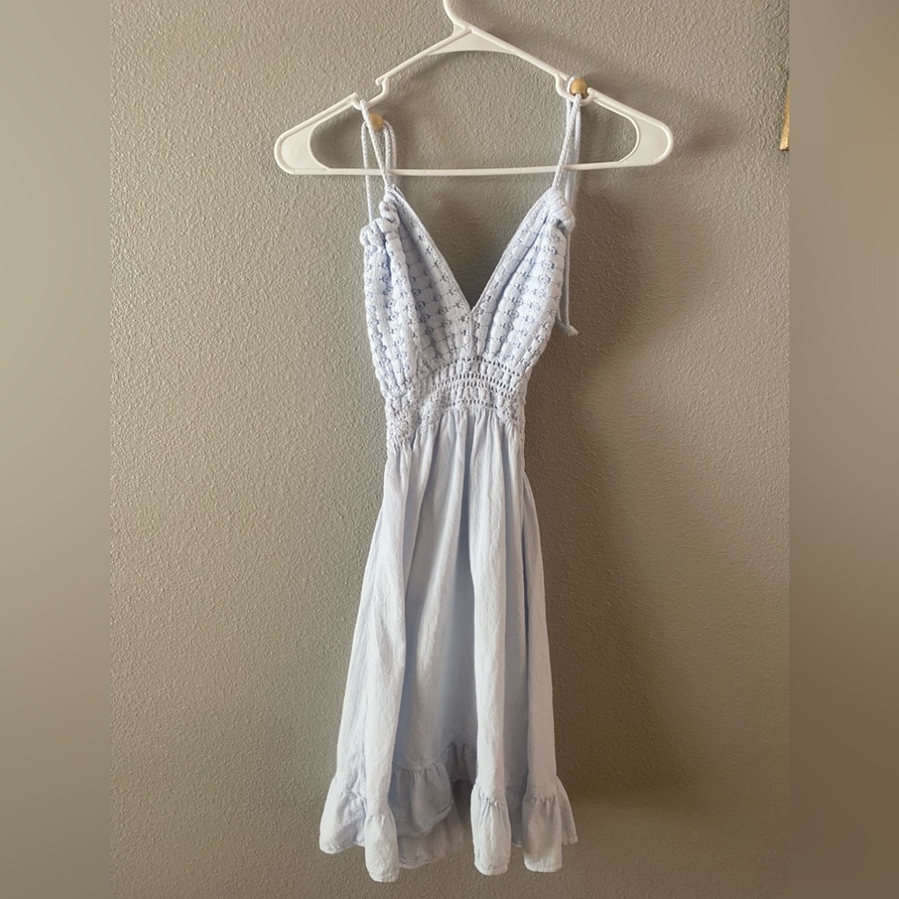 Light blue dress from beach shop